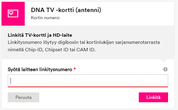 Kaapelikodin tuki | DNA